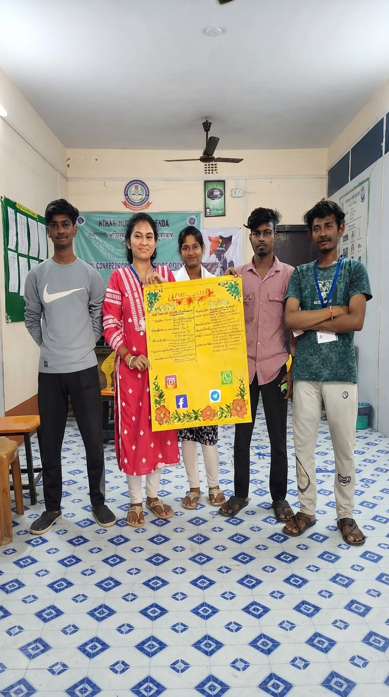 Community members in rural India supported by Bargach Foundation